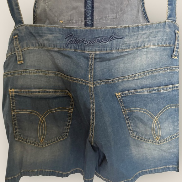 Fiorucci | Short Denim Overalls | Size 26 | NWT - Picture 8 of 9